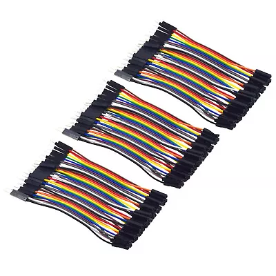 120PCS 10cm Jumper Wires Male To Female Ribbon Cable Lead For Arduino Breadboard • $9.68