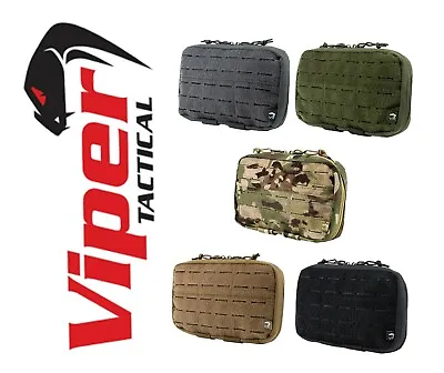 £25.99 • Buy Viper VX Lazer Mag / Admin Pouch Panel MOLLE VCAM Green Black Tan Or Titanium