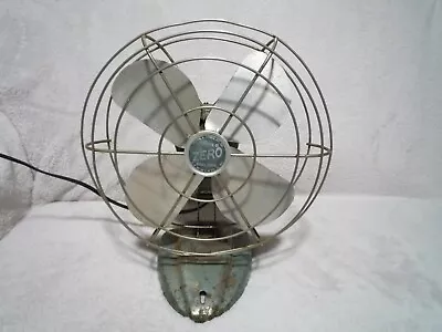 Vintage Bersted Zero Electric 4 Blade Table Fan ~ Model 1265r • $40