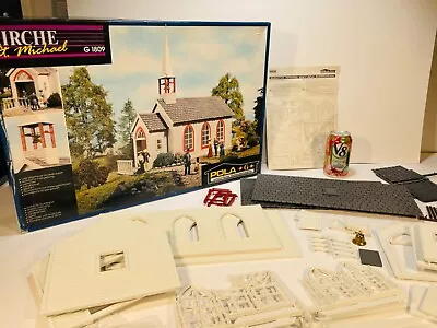 Vintage NIB 1990s Pola 1809 G Scale St. Michael Church Kirche Railroad Model Kit • $20.50