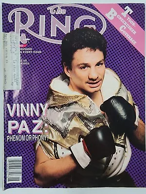 The Ring Boxing Magazine June 1987 Vinny Paz Cover - Mike Tyson WBA Boneclutcher • $16