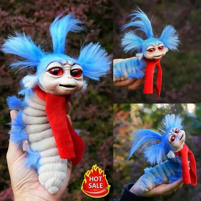 NEW Worm From Labyrinths Handmade Worm Stuffed Toy Funny Present Plush Doll Gift • £10.79