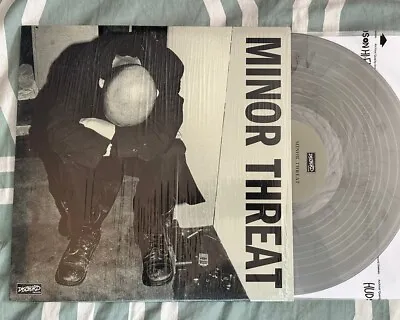 MINOR THREAT- Self  Titled First 2 7 S LPs Silver COLORED VINYL RECORD • $30