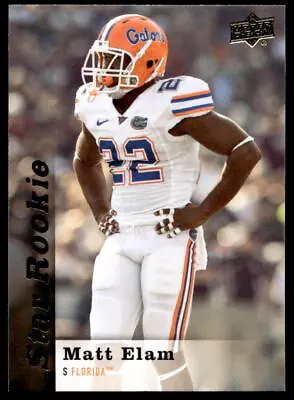 2013 Upper Deck 126 Matt Elam  Florida Gators  SR Football Card • $1.75