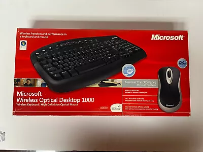 Microsoft Wireless Optical Desktop 1000 - Sealed. • $50