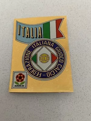 Panini Europa 80 Cut Out / Recovered Sticker Italia Badge 136 Italy • £12