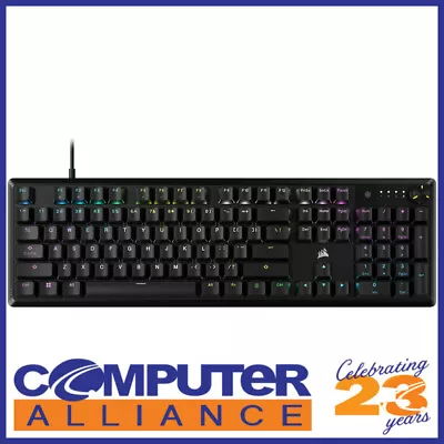 Corsair K70 CORE RGB Black Mechanical Red Gaming Keyboard CH-910971E-NA • $189