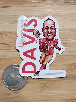 🏈VERNON DAVIS STICKER San Francisco 49ers Sticker 49ers Decal Niners🏈 • $1.13