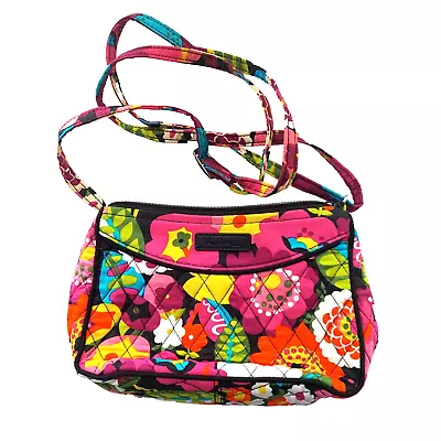 Vera Bradley Small Crossbody Bag In Retired Va Va Bloom Pattern Authenitic • $20