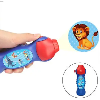 £7.62 • Buy Children Kids Baby Animal Pattern Torch Projector Flashlight Story Toys Gift
