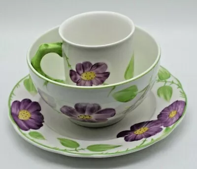 Villeroy & Boch Country Collection Spring Rose Violett Cup Bowl Plate  • $29.99