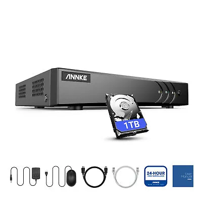 ANNKE 5MP Lite 8 Channel DVR 1TB HDD Video Recorder For CCTV Security System • $169.49