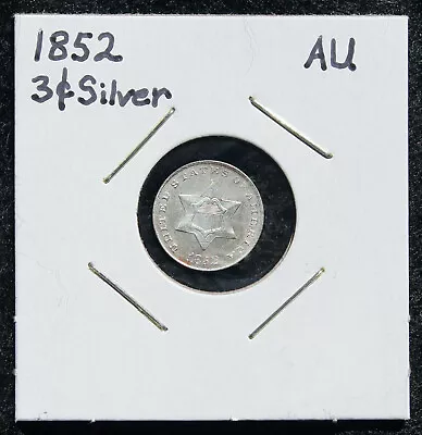 1852 3 Cent Silver Trime Type 1 • $98.95