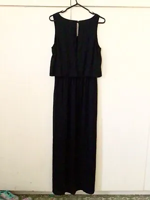 WITCHERY Black Maxi Dress Size 12 • $15.95