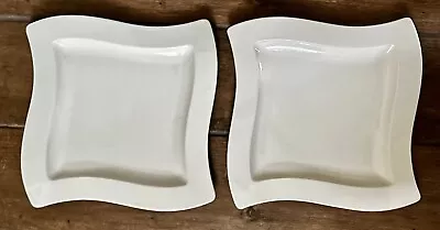 NWT Pair Of Villeroy & Boch New Wave White Dinner Plates 10  • $35.19