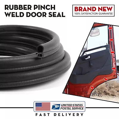 12M Rubber Pinch Weld Door Seal Car DoorToolbox Sharp Edging Rubber Seal Guard • $47.99