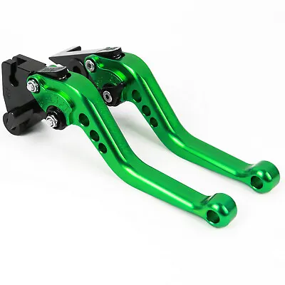 For Kawasaki NINJA 300R/Z300 2013-2018 Short Green Brake Clutch Levers 2017 2016 • $46.45