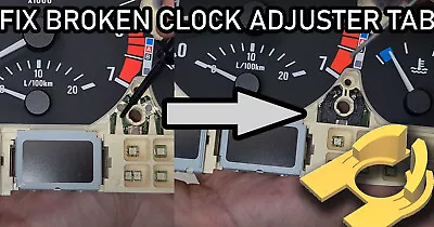 Fix Repair Broken BMW E46 3 Series Clock Time Adjuster Tab Knob In Cluster • $19.99