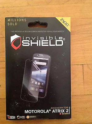 ZAGG Invisible Shield/ Screen Protector For Motorola Atrix  Clear • $6.99