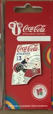 LONDON 2012 OLYMPICS PARALYMPICS COCA COLA DAY OF THE GAMES Day 3 Athletics • £1.95