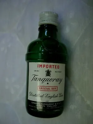 Tanqueray Distilled English Gin Green Glass Mini Bottle/10th Pint/Empty • £12.54