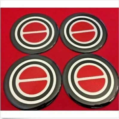 4pcs.1980-1996 FORD F150 BRONCO VAN Center Caps RED EMBLEM STICKERS BADGES LOGOS • $15.96