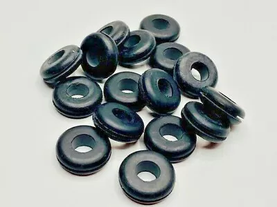 Rubber Grommets 3/8  ID X 5/8  OD 1/16  Groove (12 Pieces) • $9.99