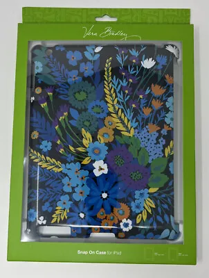 Vera Bradley Snap On Case  For IPAD 2 IPAD 3 MIDNIGHT BLUES- Hard Shell • $14.99