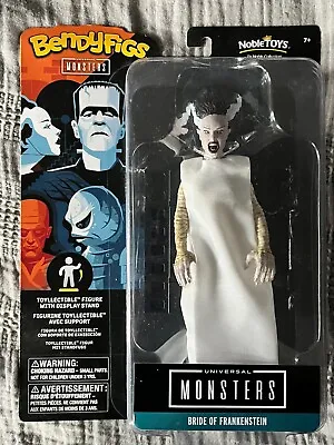 Bride Of Frankenstein Bendyfigs Universal Monster Series 1 Noble Toys Figure • $20.99