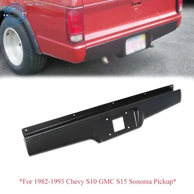 Rear Bumper Roll Pan For 1982-1993 Chevy S10 Pickup W/License Plate Provision • $61.29