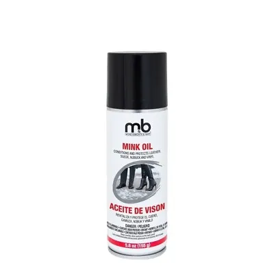 Moneysworth & Best Mink Oil Spray Leather Vinyl Protector Conditioner 5.6 Oz • $14.99