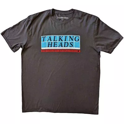 Talking Heads Tiled Logo T-Shirt Grey New • $24.58