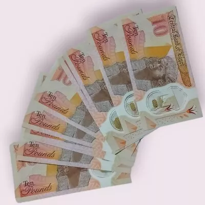A New Egyptian Polymer Banknote Of 10 Pounds Consisting Of 10 Leaves Good • $35