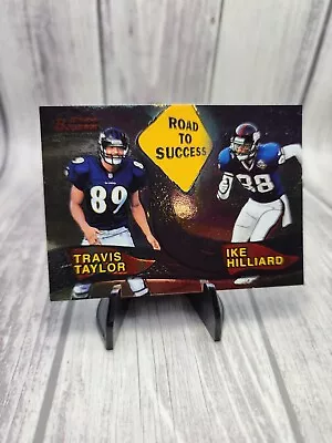 2000 Bowman Road To Success Rookie Travis Taylor Ike Hilliard #R6. Ravens Giants • $1.99