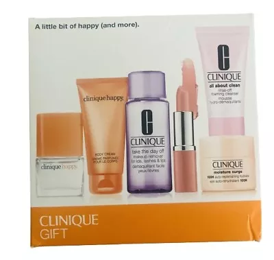 Clinique A Little Bit Of Happy And More 6Pcs Skincare KitLip PopBody Cream&Mor • $35