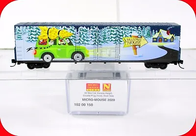 N Scale **MERRY CHRISTMAS 2020** 60' Holiday Box Car ----- Micro Trains 10200150 • $37.99