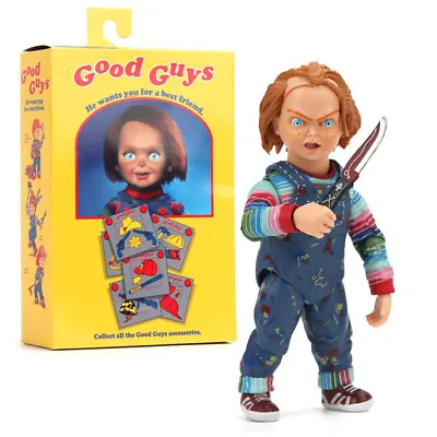 2023 NECA Chucky Good Guy Doll Child's Play Ultimate 4  Action Figure Doll Toy • $40.69
