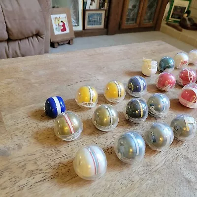 24 Vending Machine Miniature Football Helmets From 20 Different Teams • $8.99