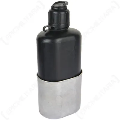 Original Swiss M84 Field Canteen - 0.8L Water Bottle Army Surplus Cup Military • £11.45