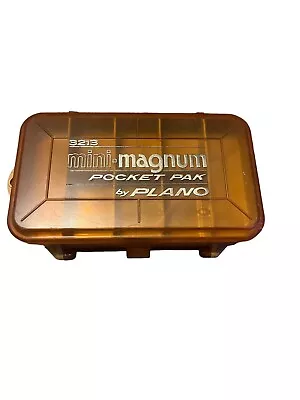 Mini Magnum 2 Sided Pocket Pack By Plano 3213 Fishing Lures Tackle Box Vintage • $21.99