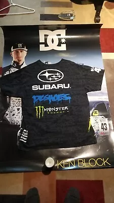 Subaru Ken Block 4ft Poster With Matching DC Shoe And Monster Energy Shirt • $400