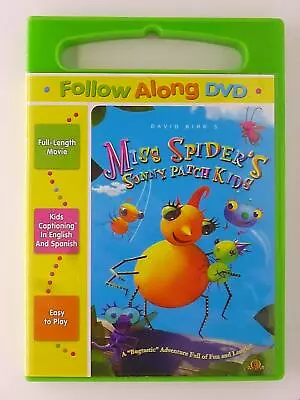 Follow Along DVD - Miss Spiders Sunny Patch Kids (DVD 2003) - H0321 • $1.99