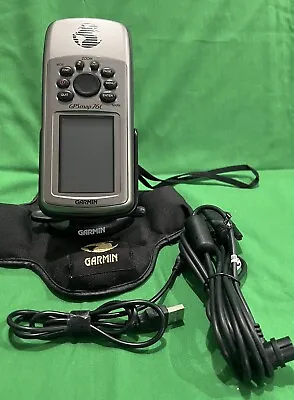 Garmin GPSMAP 76C Waterproof Marine GPS Navigator Cords Base Stand Exc Cond • $95