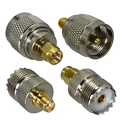 1pcs Adapter UHF PL259 SO239 To SMA Male Plug Female Jack RF Coaxial Connector • $1.45