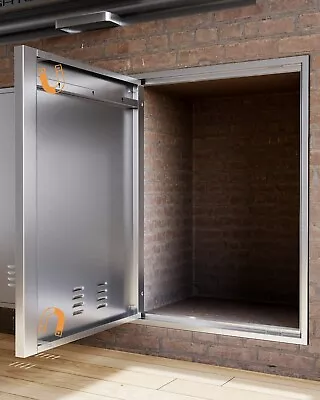 24 X17  Single Access Door 304 Stainless Steel Outdoor Kitchen BBQ Door • $53.99