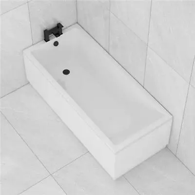 1800 X 800mm Straight Single Ended Acrylic Rectangular Bath Bathtub White Cesar • £222.99