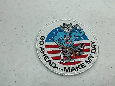 US Navy F-14 Tomcat  Go Ahead...Make My Day  Patch • $9.99