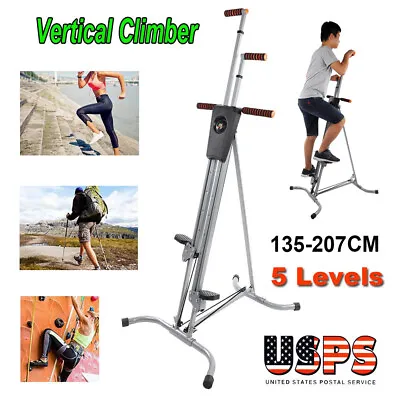 Vertical Climber Cardio Machine Exercise Stepper Workout Fitness Gym Equipment U • $99.99