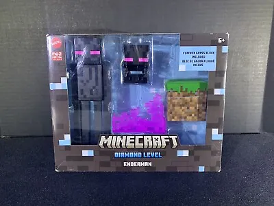 Minecraft Diamond Enderman Action Figure With Accessories 5.5  Toy Collectible • $23
