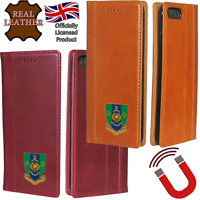 Phone Case Royal Marine Commando Leather Wallet Navy Apple IPhone 7 8 Plus X • £18.65